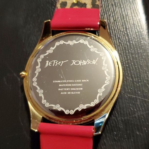 2 Betsey Johnson Women\'s Watches Black Zebra &‎ Pink Patent Leather main image 16